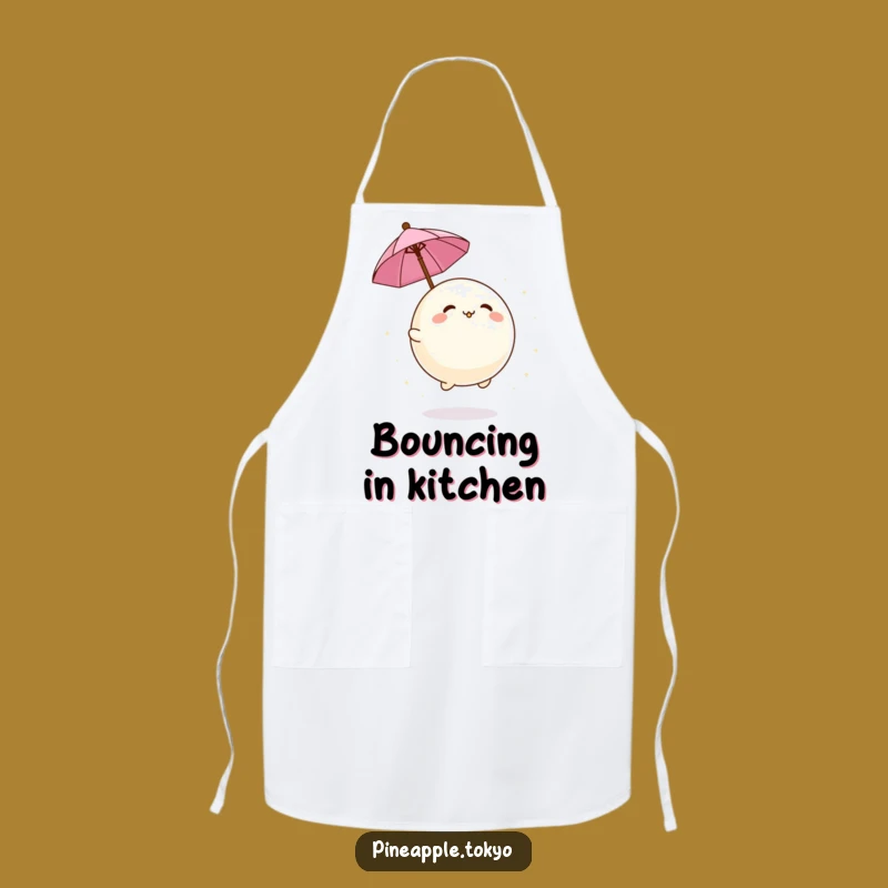 Funny Mochi Umbrella Apron - Hilarious Kitchen Wear for Sweet Lovers