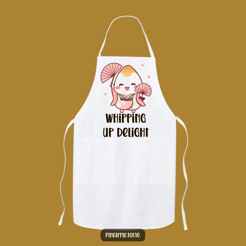 Funny Onigiri Kimono Apron: Kitchen Fun for Japanese Food Lovers