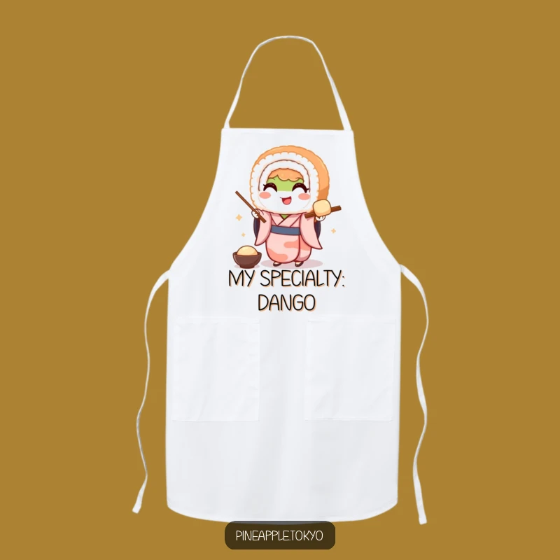 Funny Sushi Kimono Apron: Kitchen Fun for Japanese Food Lovers