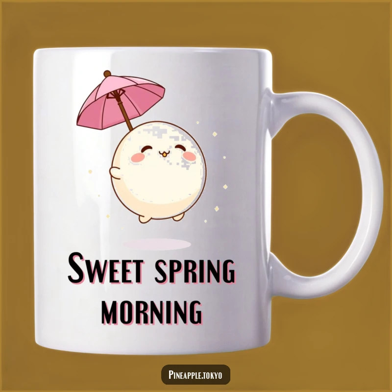 Funny Mochi Umbrella Mug - Adorable & Hilarious Gift for Sweet Lovers