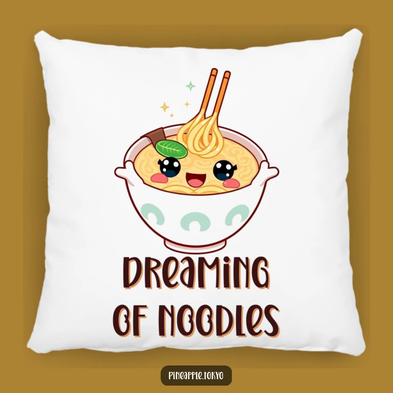 Funny Ramen Bowl Pillow - Cozy & Hilarious Decor Accent