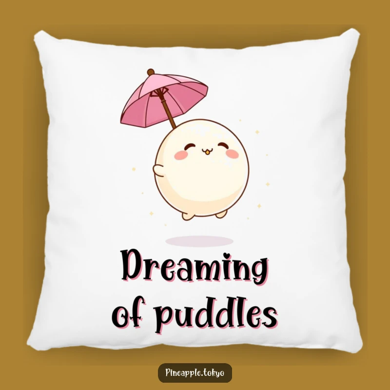 Funny Mochi Umbrella Pillow - Cozy & Hilarious Decor Accent