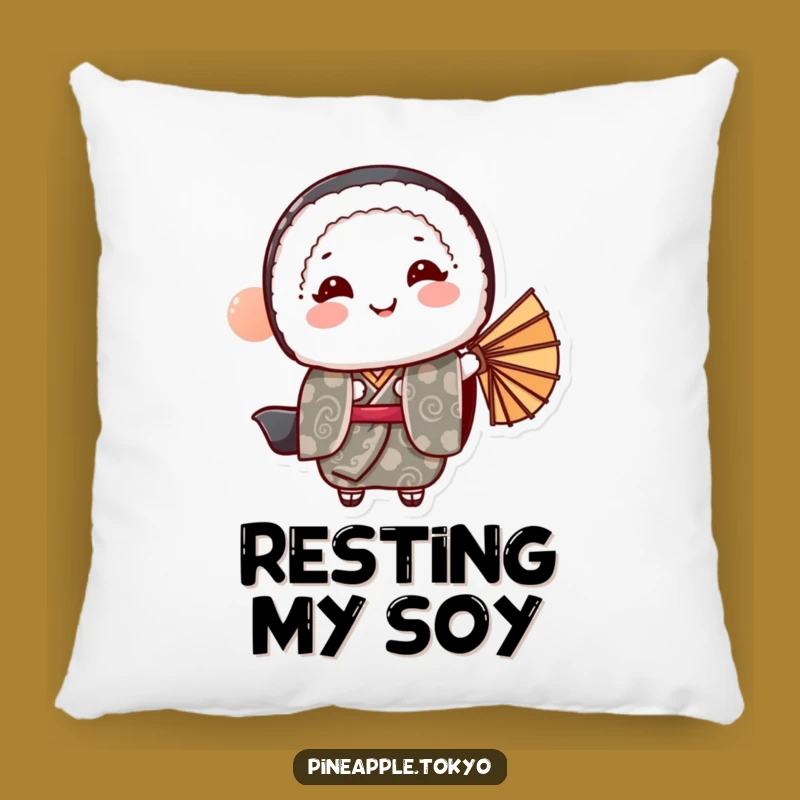 Funny Sushi Roll Kimono Pillow: Cozy Comfort with a Graceful, Hilarious Touch!