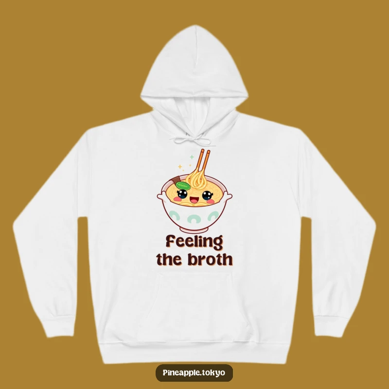Funny Ramen Bowl Hoodie - Cozy & Hilarious Comfort for Foodies