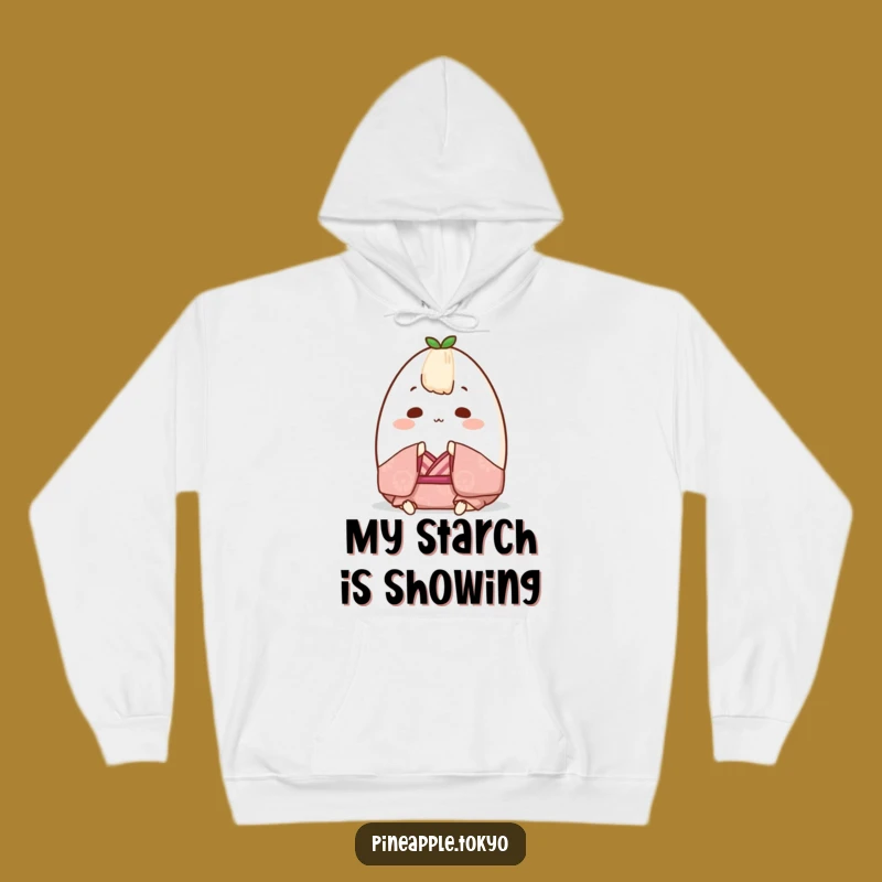 Funny Chubby Onigiri Kimono Hoodie: Cozy Rice Ball Sweatshirt for Kawaii Gift