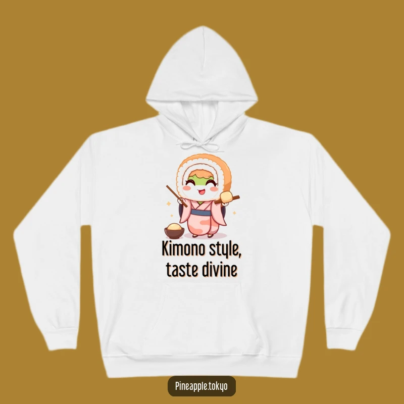 Funny Sushi Kimono Hoodie: Cozy Comfort with Japanese Flair