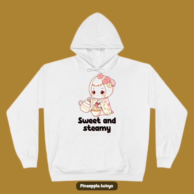 Funny Mochi Kimono Hoodie: Cozy Comfort with Delicate, Hilarious Charm!