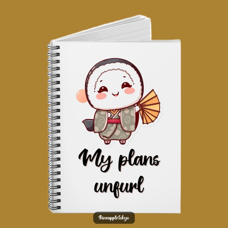 Funny Sushi Roll Kimono Notebook: Jot Down Ideas with Grace & Giggles!