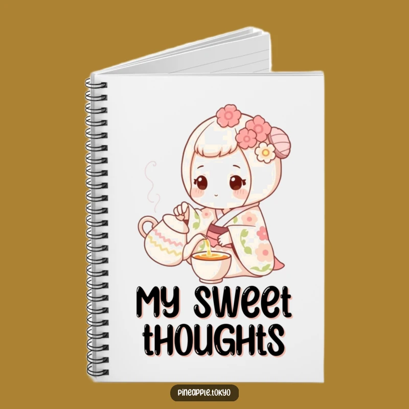 Funny Mochi Kimono Notebook: Write with Grace & Delicate Humor!