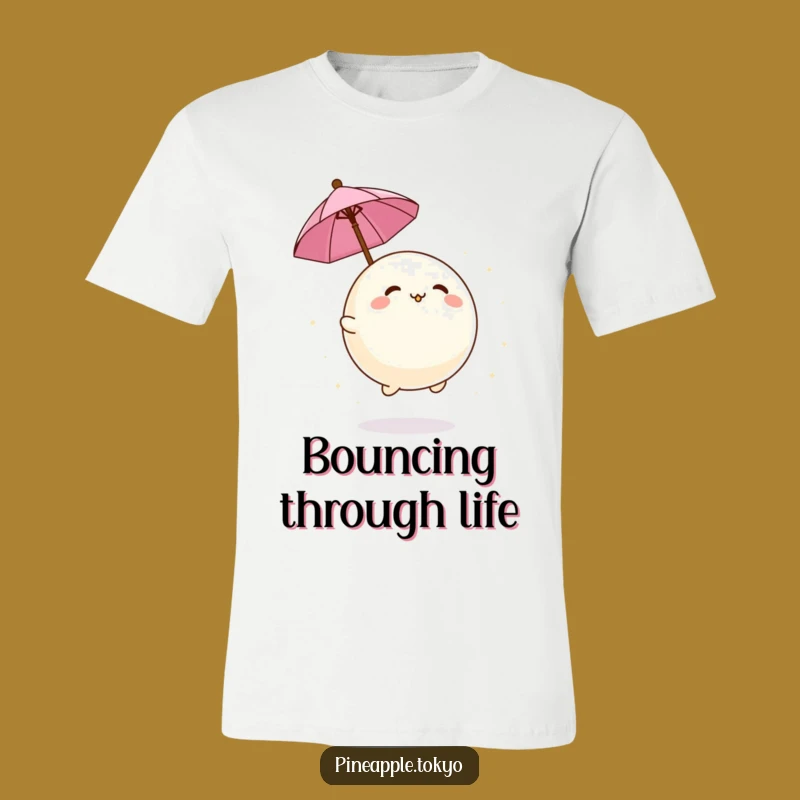 Funny Mochi Umbrella T-Shirt - Playful & Hilarious Fashion Statement