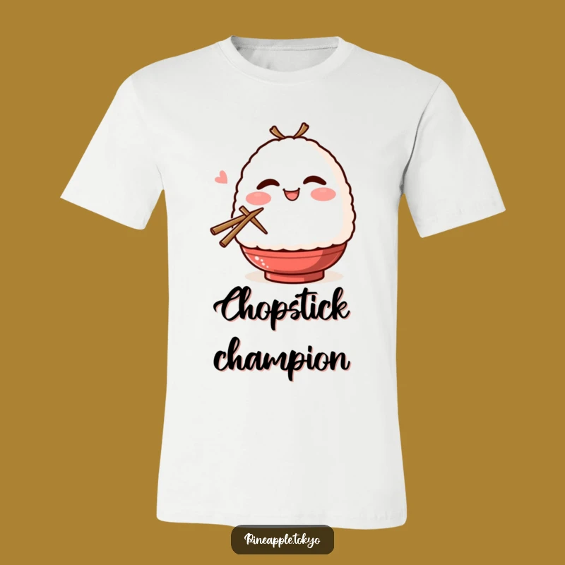 Funny Onigiri Wink T-Shirt - Kawaii & Hilarious Fashion Statement