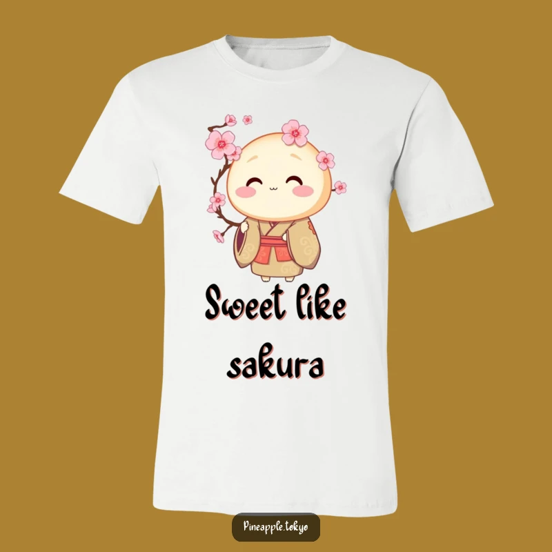 Funny Dorayaki Kimono T-Shirt: Blooming Beauty in Hilarious Style!