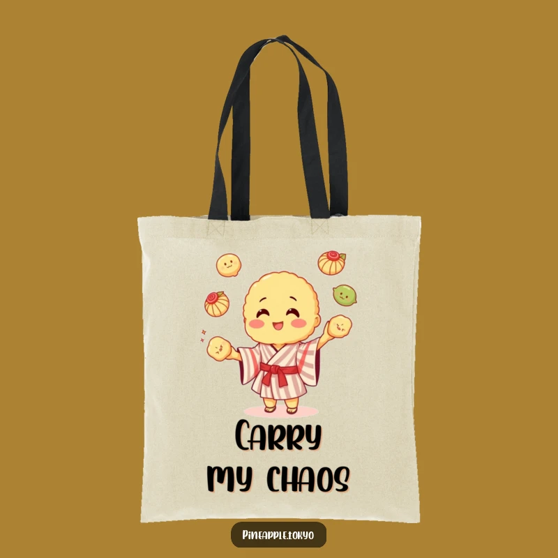 Funny Tempura Kimono Tote Bag: Carry Your Fun, Juggle Your Life!